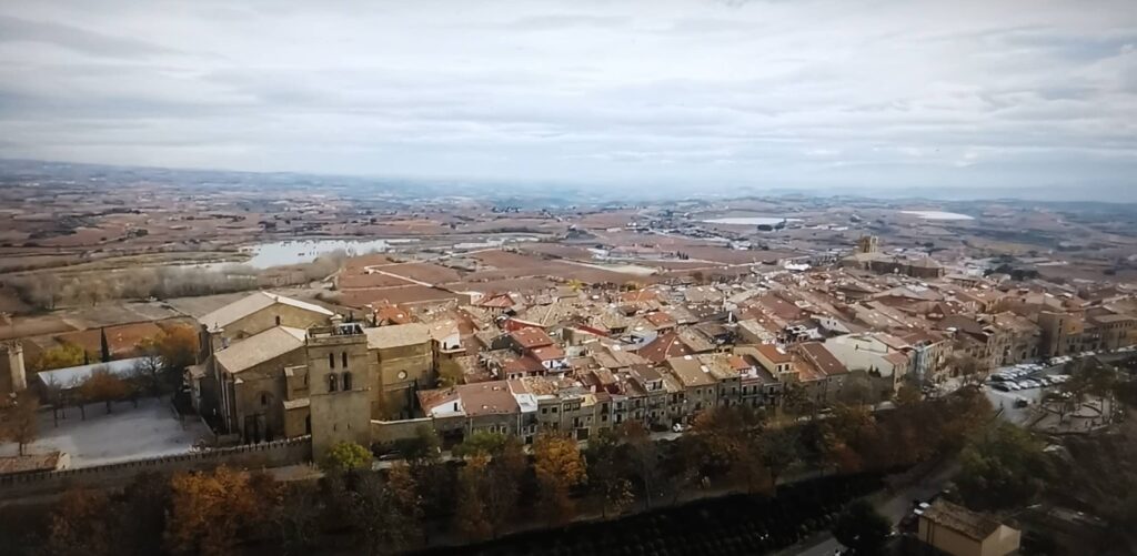 vista aérea de Laguardia