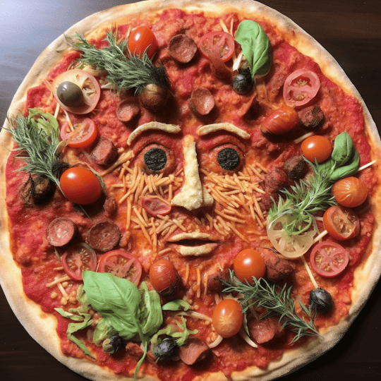 an special italian pizza