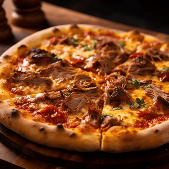 barbacue special italian pizza