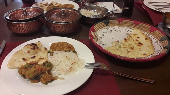 restaurante indio en bilbao comida